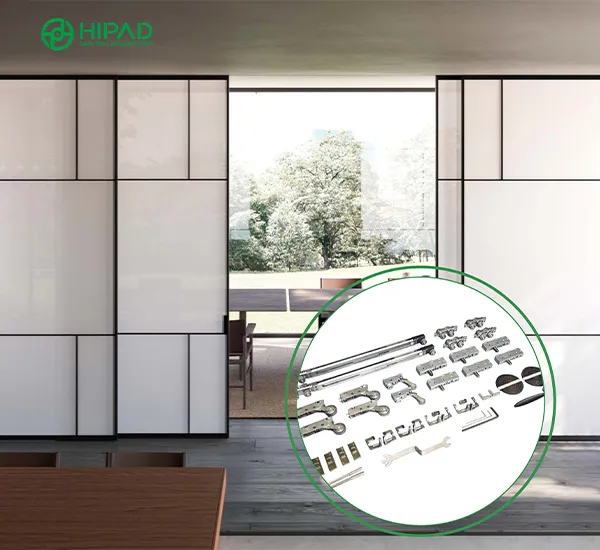 Short Track 2+1 Synchronized Sliding Door System