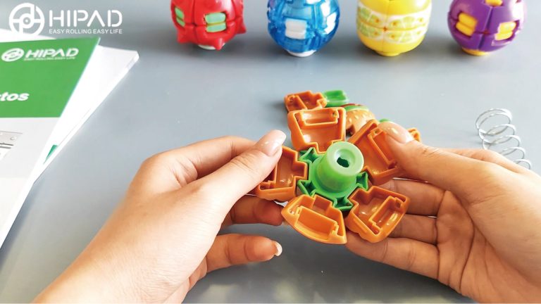  From small parts to a smooth fidget ball. 