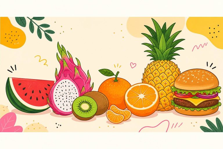 Fruity colors, fun spinning, and stress relief in your hand.