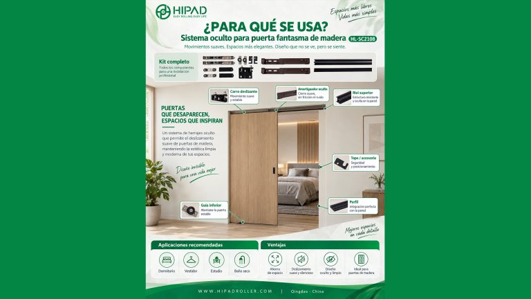 Menos herrajes visibles, más espacio y un diseño más limpio.